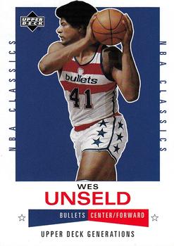 2002-03 Upper Deck Generations #100 Wes Unseld Front