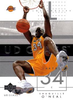 2002-03 UD Glass #35 Shaquille O'Neal Front