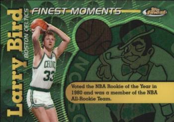 2006-07 Finest - Finest Moments #LB Larry Bird Front