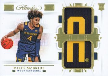 2021 Panini Flawless Collegiate - Dual Patches Gold #DP-MMC Miles McBride Front