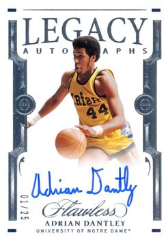 2021 Panini Flawless Collegiate - Legacy Autographs #LA-ADA Adrian Dantley Front