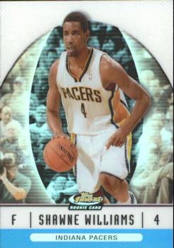 2006-07 Finest - Refractors Blue #92 Shawne Williams Front