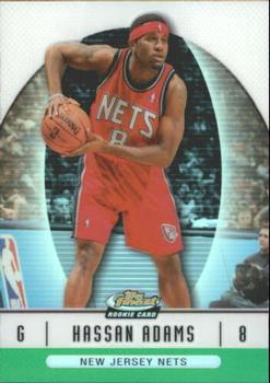 2006-07 Finest - Refractors Green #87 Hassan Adams Front