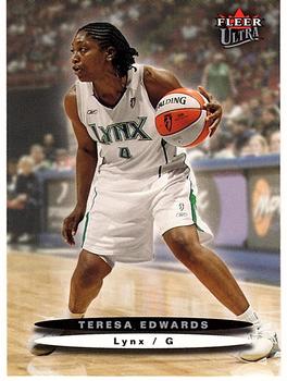 2003 Ultra WNBA #117 Teresa Edwards Front