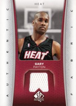 2006-07 SP Authentic - Fabrics #AF-GP Gary Payton Front