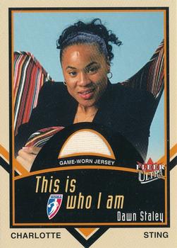 2003 Ultra WNBA - Who I Am Game Used #W-DS Dawn Staley Front