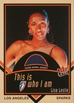 2003 Ultra WNBA - Who I Am Game Used #W-LL Lisa Leslie Front