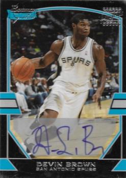 2003-04 Bowman Signature #63 Devin Brown Front