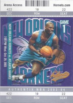 2003-04 Fleer Authentix #28 Jamal Mashburn Front