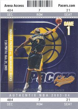 2003-04 Fleer Authentix #71 Jermaine O'Neal Front