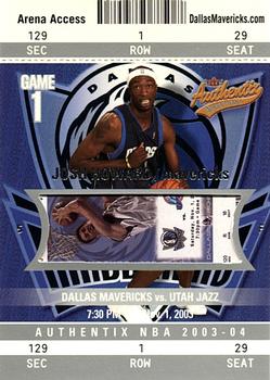 2003-04 Fleer Authentix #129 Josh Howard Front