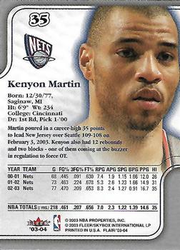 2003 E-X #38 Kenyon Martin New Jersey Nets