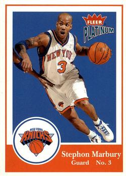 2003-04 Fleer Platinum #90 Stephon Marbury Front