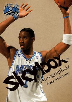 2003-04 SkyBox Autographics #12 Tracy McGrady Front