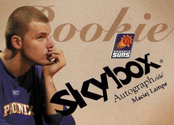2003-04 SkyBox Autographics #70 Maciej Lampe Front
