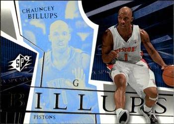 2003-04 SPx #21 Chauncey Billups Front