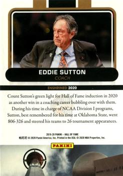 2020 Panini Basketball Hall of Fame #NNO Eddie Sutton Back