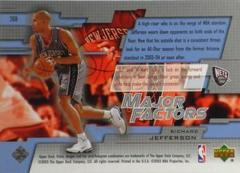 Richard Jefferson & Kenyon Martin Upper Deck Finite Elements #FE7 Dual  Jersey Card