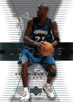 2003-04 UD Glass #33 Kevin Garnett Front