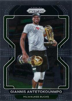 2021-22 Panini Prizm #1 Giannis Antetokounmpo Front