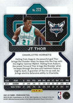 2021-22 Panini Prizm #272 JT Thor Back