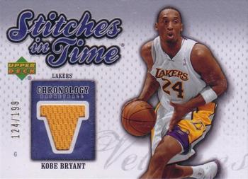 2006-07 Upper Deck Chronology - Stitches in Time #SIT-KB Kobe Bryant Front