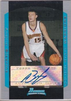 2004-05 Bowman #147 Andris Biedrins Front