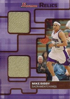 2007-08 Bowman - Relics Bronze #BR-MB Mike Bibby Front