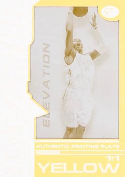 2007-08 Bowman Elevation - Press Plates Yellow #35 Carmelo Anthony Front