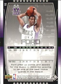 2004-05 SP Game Used #32 T.J. Ford Back