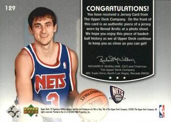 2004-05 SP Signature Edition #129 Nenad Krstic Back