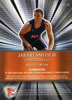 2021-22 Wild Card Alumination #ABC-30 Jabari Smith Back