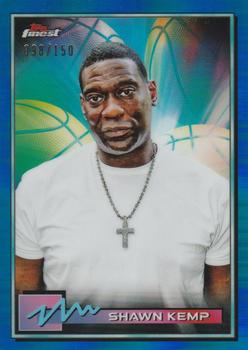 2021 Topps Finest - Blue #40 Shawn Kemp Front