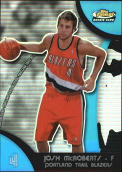 2007-08 Finest - Refractors Blue #63 Josh McRoberts Front