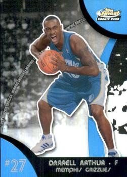 2007-08 Finest - Refractors Blue #127 Darrell Arthur Front