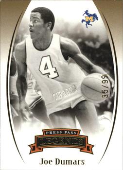 2007-08 Press Pass Legends - Gold #36 Joe Dumars Front