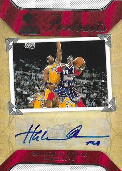 2007-08 SP Rookie Threads - Portraits Autographs #PO-HO Hakeem Olajuwon Front