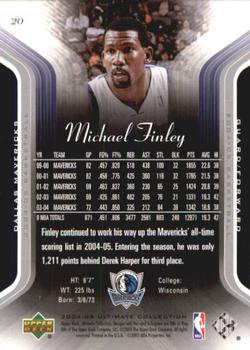 2004-05 Upper Deck Ultimate Collection #20 Michael Finley Back