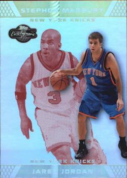 2007-08 Topps Co-Signers - Silver Red Foil #63 Jared Jordan / Stephon Marbury Front