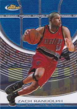 2005-06 Finest #42 Zach Randolph Front