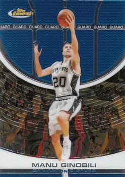 2005-06 Finest #57 Manu Ginobili Front