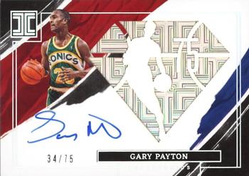 2021-22 Panini Impeccable - Impeccable NBA 75th Anniversary Autographs #75-GPT Gary Payton Front