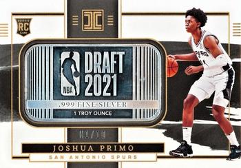 2021-22 Panini Impeccable - Silver Draft Logo Holo Gold #12 Joshua Primo Front