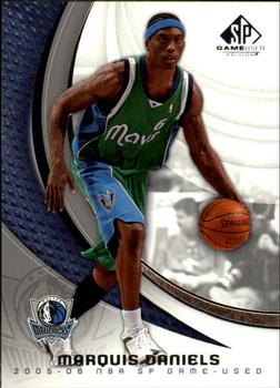 2005-06 SP Game Used #21 Marquis Daniels Front