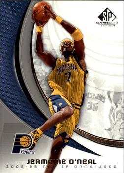 2005-06 SP Game Used #38 Jermaine O'Neal Front