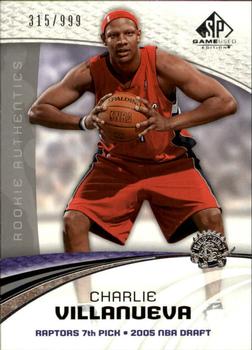 2005-06 SP Game Used #138 Charlie Villanueva Front