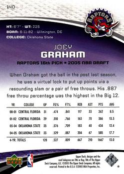 2005-06 SP Game Used #140 Joey Graham Back