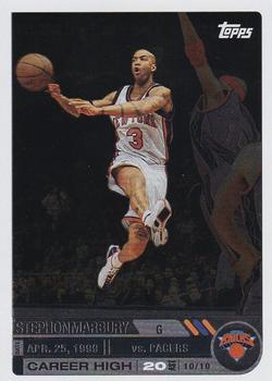 2005-06 Topps Big Game #49 Stephon Marbury Front