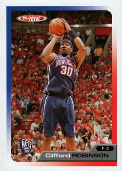 2005-06 Topps Total #155 Clifford Robinson Front