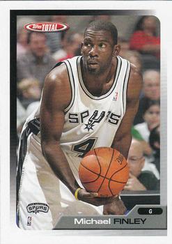 2005-06 Topps Total #322 Michael Finley Front